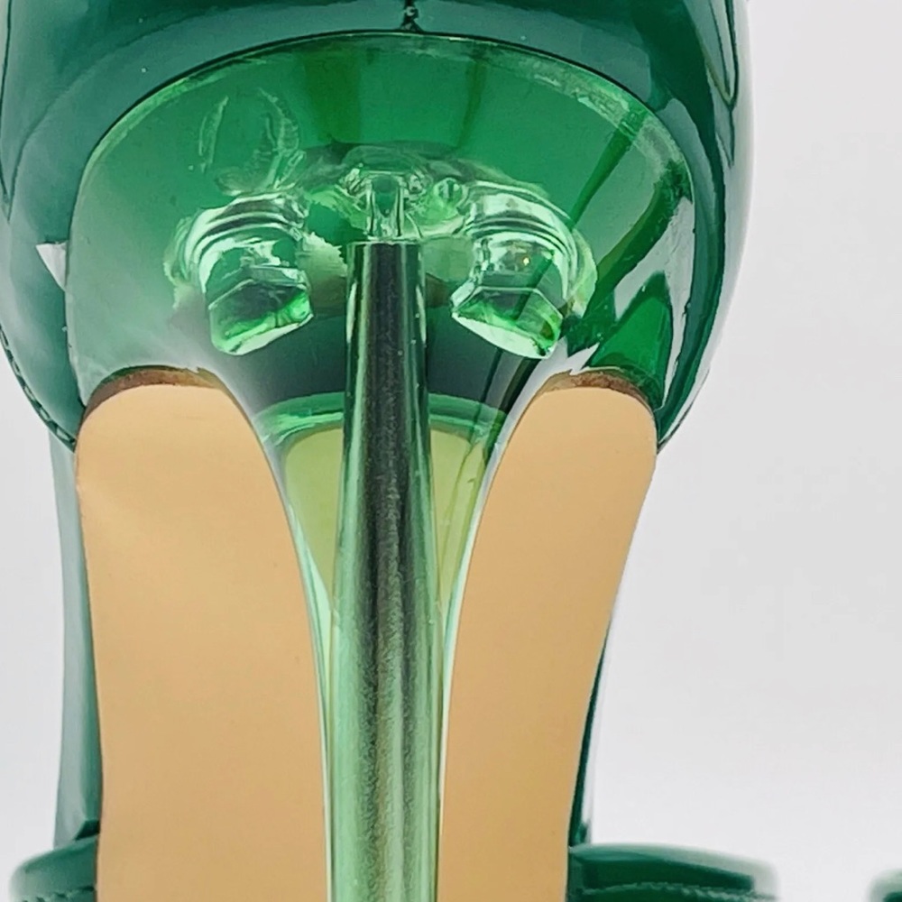Steve Madden, emerald green stiletto heels - Picture 5 of 7